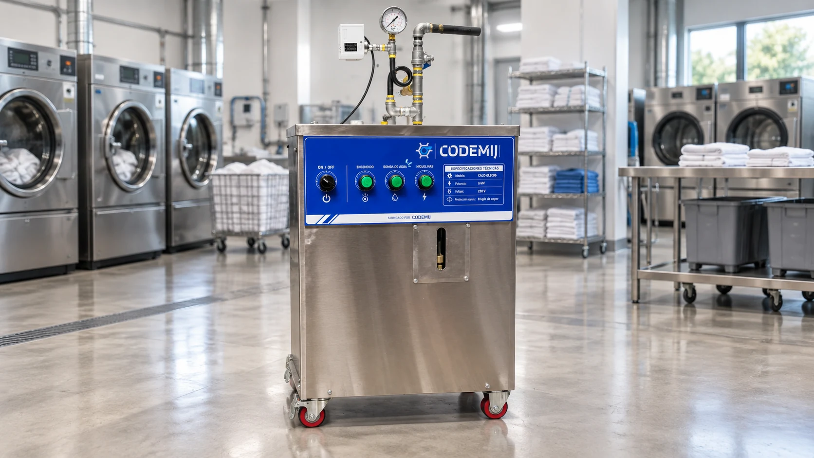 Calderas industriales de vapor CODEMIJ fabricadas en Ecuador